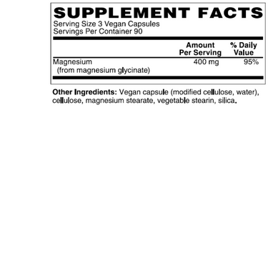 MAGNESIUM GLYCINATE 400 MG